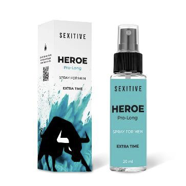 HEROE Pro-Long
Extra Time – Spray
masculino 20ml
